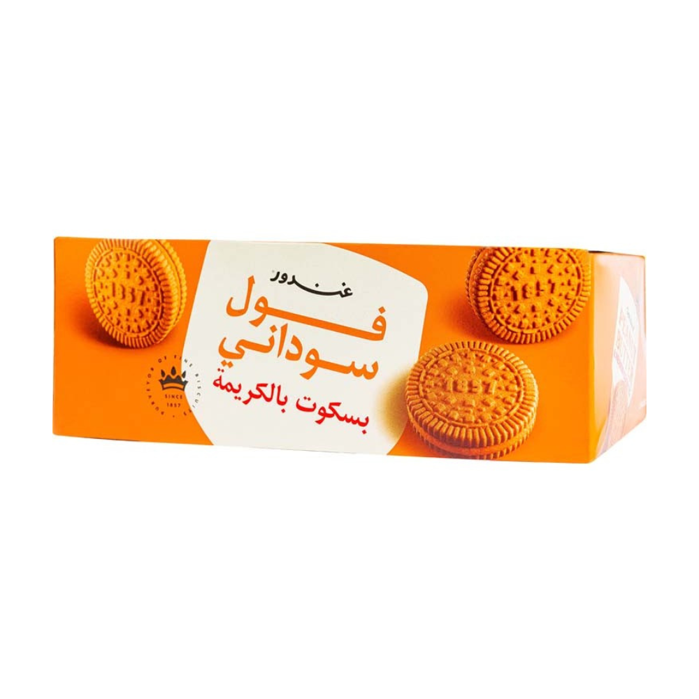غندور بسكويت فول سوداني بالكريمة – 1 كرتون × 12 حبة