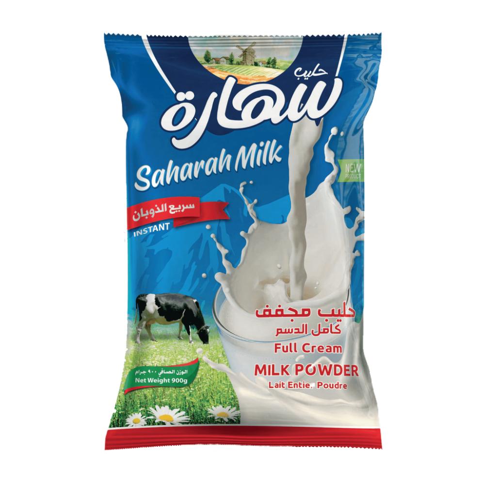 مسحوق حليب كامل الدسم سريع الذوبان من سهارة - 900 جرام