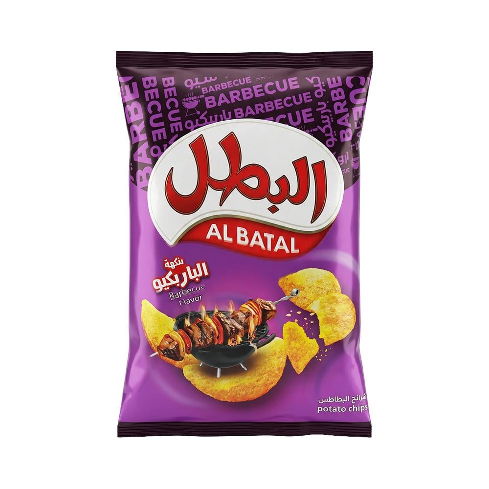 البطل شرائح البطاطس بنكهة الباربكيو – 110 جرام