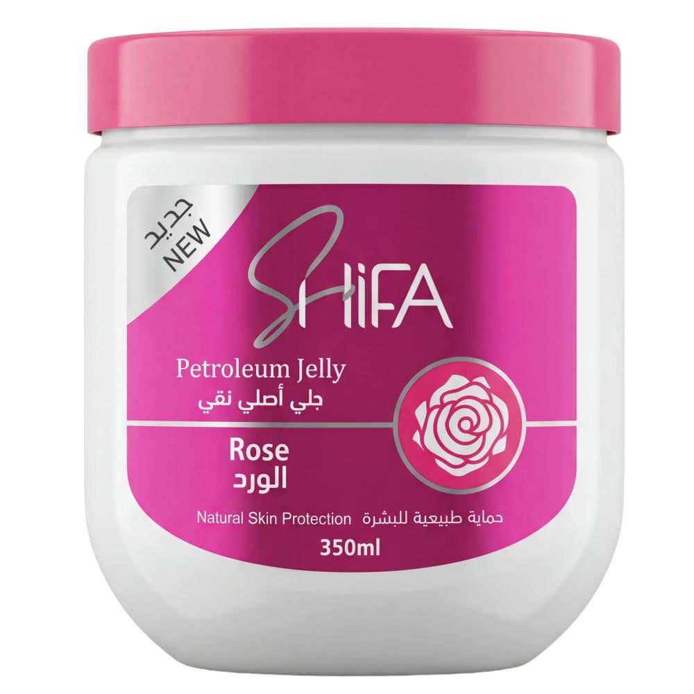 جلي نقي بالورد الأصلي من شفاء – 350 مل