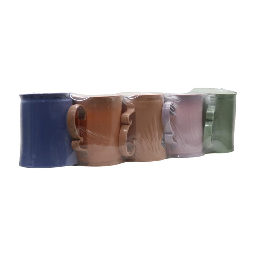 اكواب بلاستيك ملونه | 5حبه |AL-6015-49