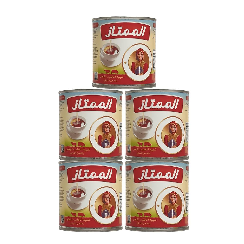 شبيه الحليب المبخر بالدهن النباتي من الممتاز – 5 × 170 جرام