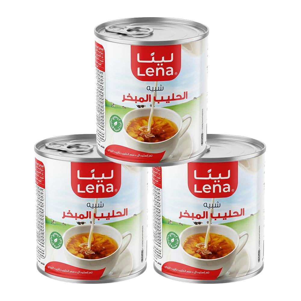 شبيه الحليب المبخر من لينا – 3 حبات × 170 مل