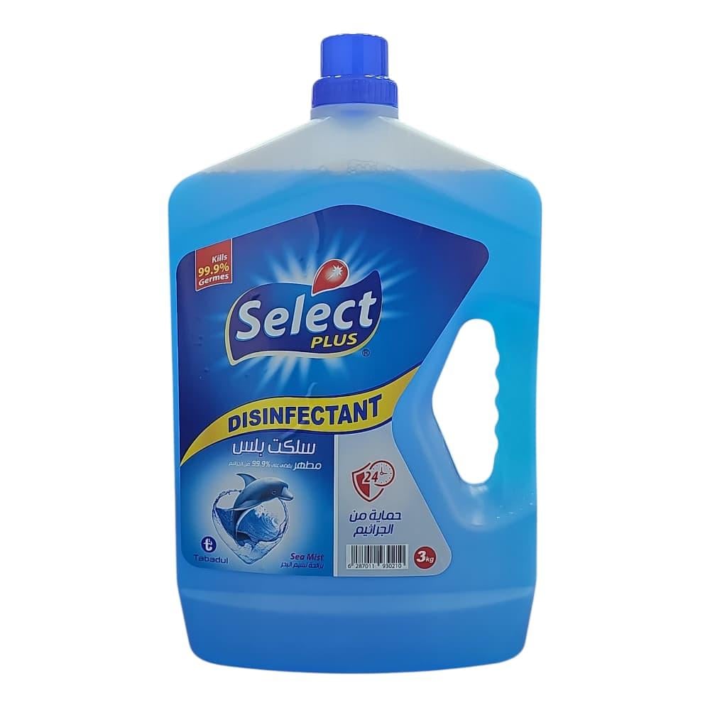 مطهر Select Plus برائحة نسيم البحر – حماية تدوم 24 ساعة - 3 لتر