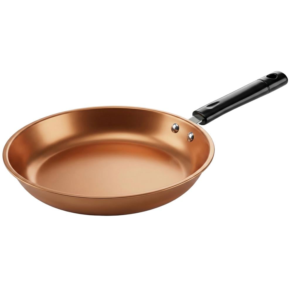 مقلاة ألمنيوم بمقبض بلاستيك - AL-7802