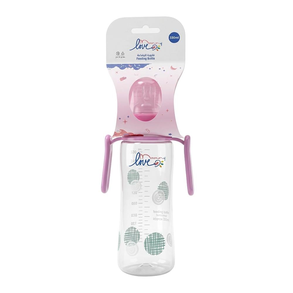 مومي لوف رضاعة أطفال بلاستيك – 330 مل