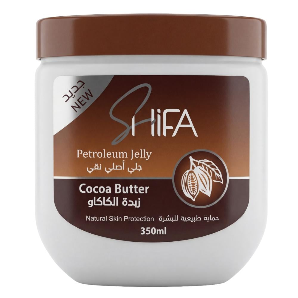 جلي نقي بزبدة الكاكاو الأصلي من شفاء – 350 مل