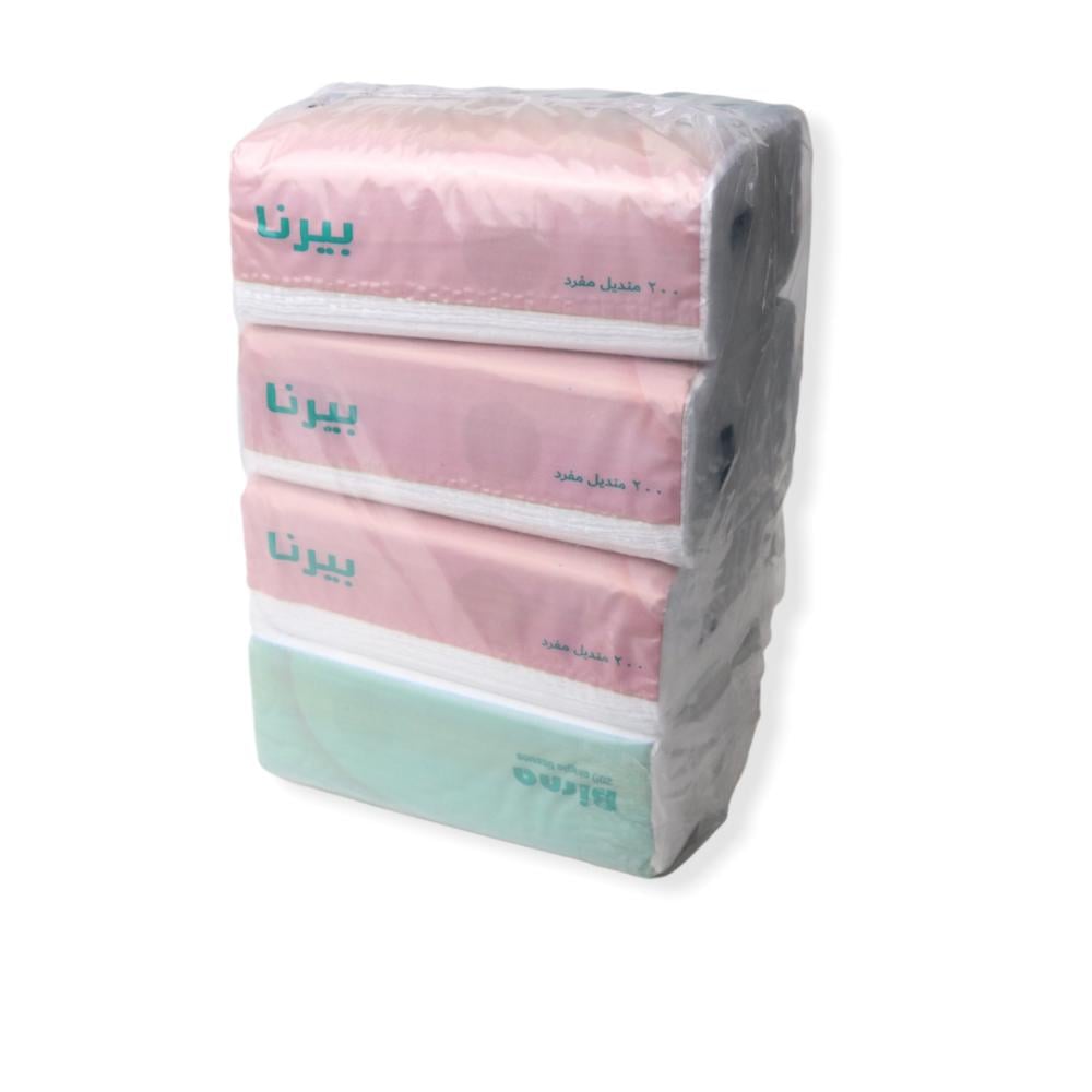 بيرنا مناديل 4 حبات BIRNA