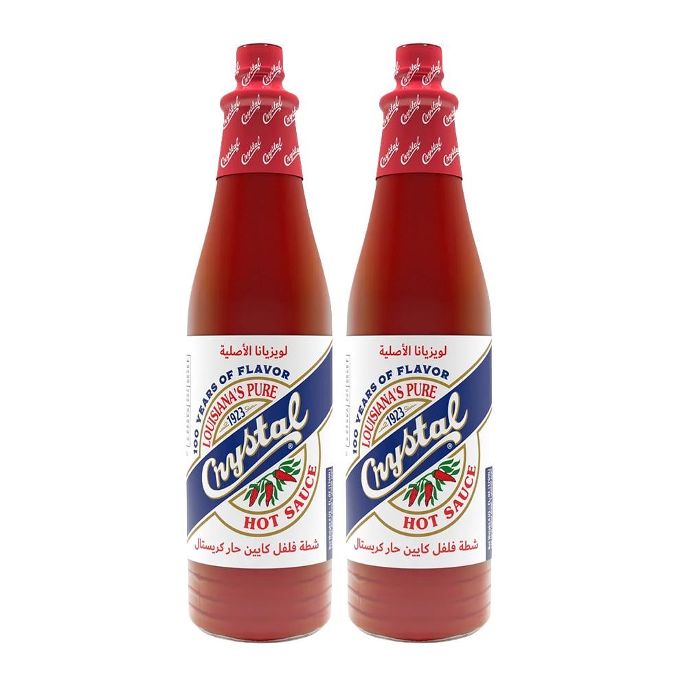 كريستال شطة فلفل كايين حار – 2 حبات × 176 مل