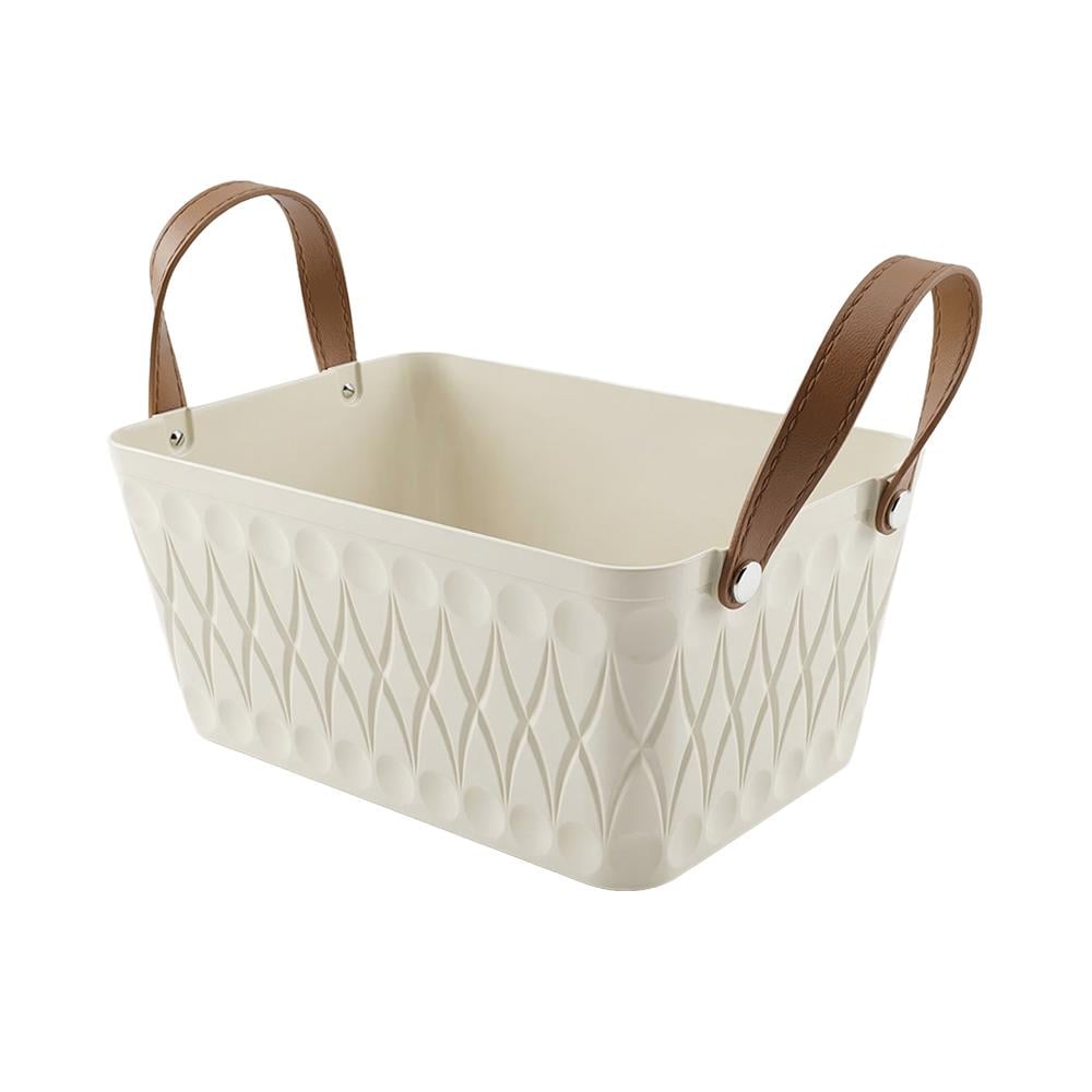 منظم بلاستيك مستطيل مع مقابض