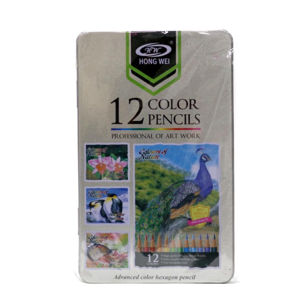 أقلام تلوين احترافية من الور- 12 لونًا