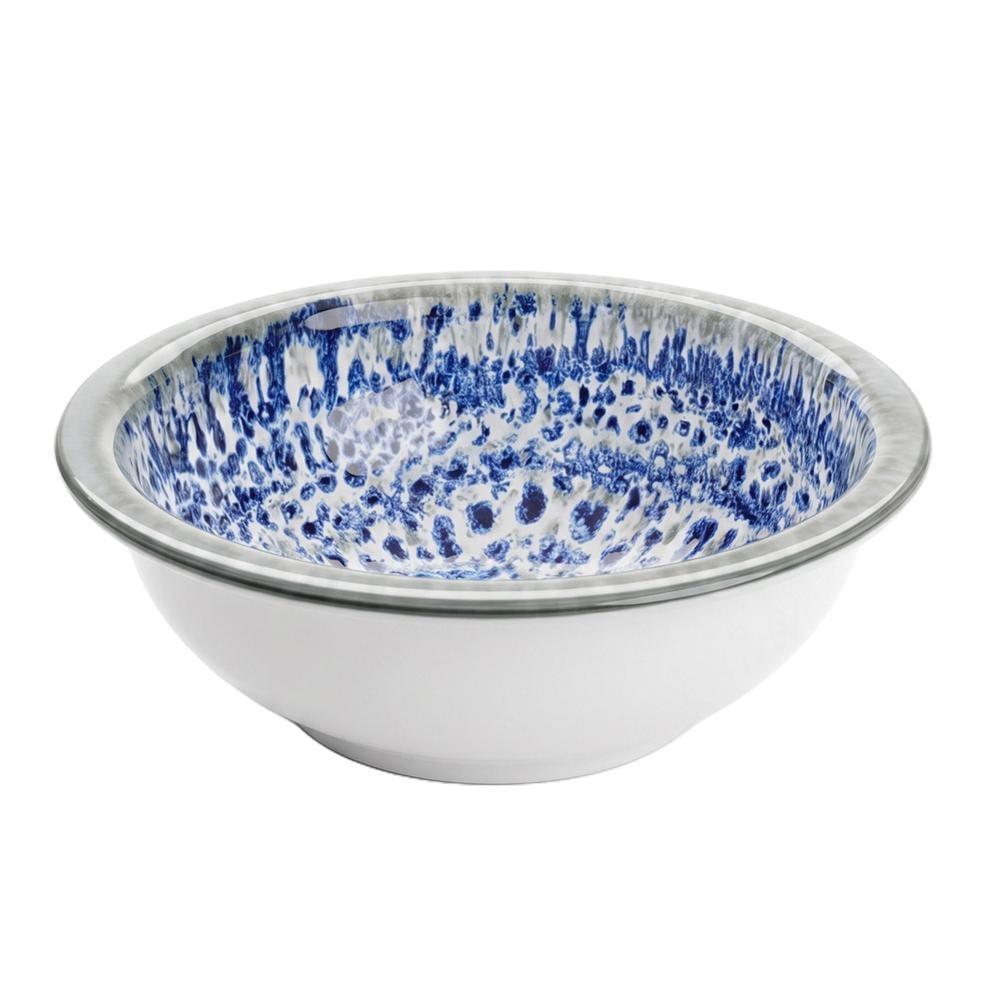 زبدية سيراميك دائرية ملونة