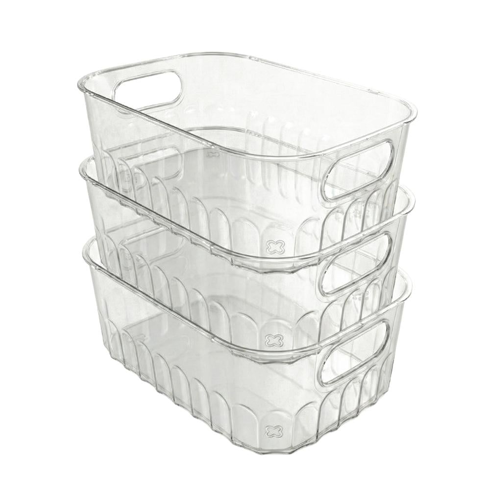 طقم منظمات أكريلك مستطيل – 1 طقم × 3 حبات