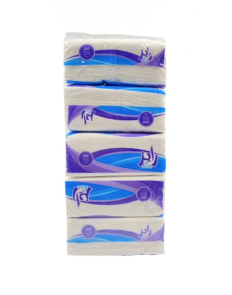 مناديل وجه رايز شنطة 200 منديل