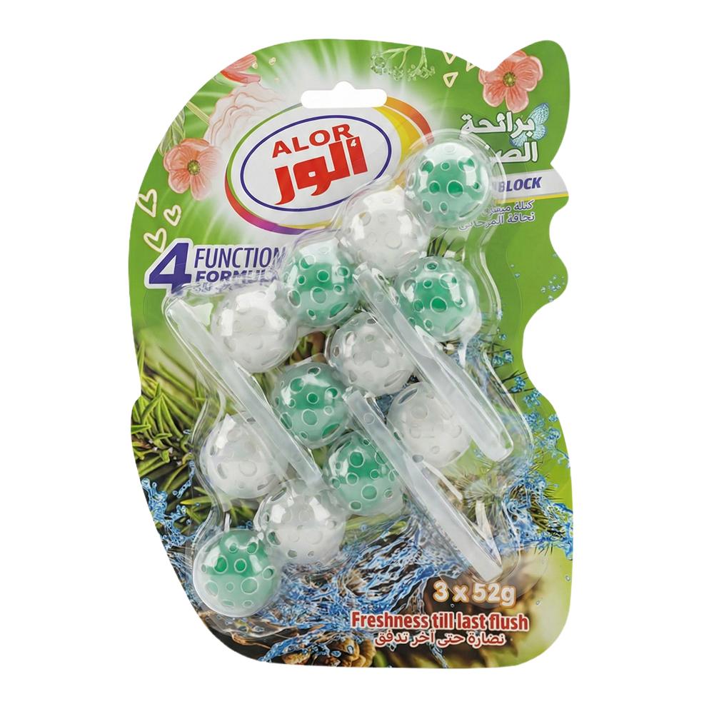 الور منظف ومعطر المرحاض برائحة الصنوبر