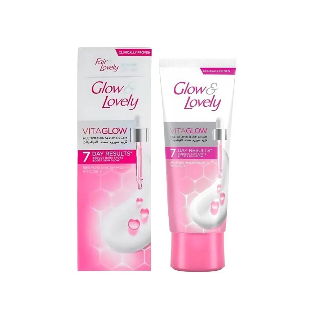 كريم سيروم متعدد الفيتامينات للوجه من جلو & لوفلي – 50 جرام