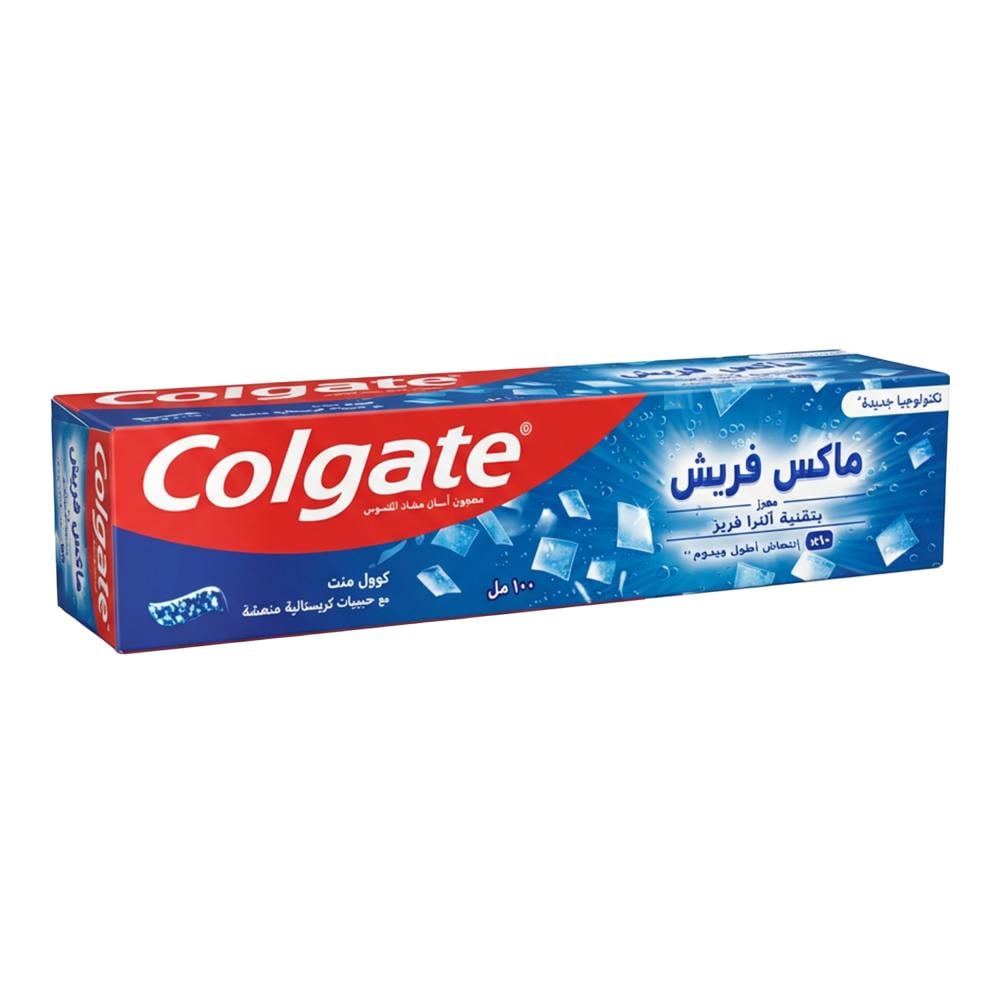 معجون أسنان مضاد للتسوس ماكس فريش كوول منت من كولجيت – 100 مل