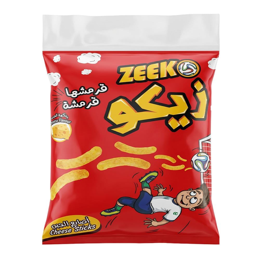 زيكو منتفخات الذرة أصابع بنكهة الجبن – 1 كيس × 20 حبة