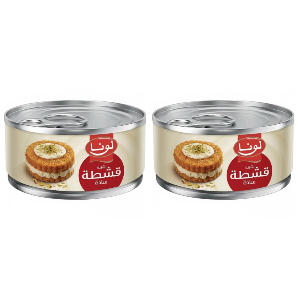 شبيه قشطة سادة من لونا – 2 × 95 جم