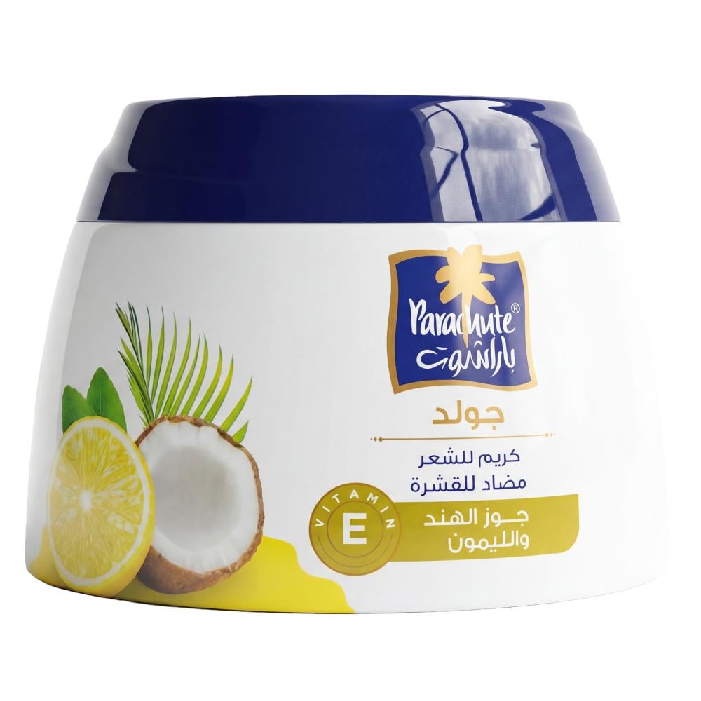 كريم جوز الهند والليمون مضاد للقشرة للشعر من باراشوت جولد – 140 مل