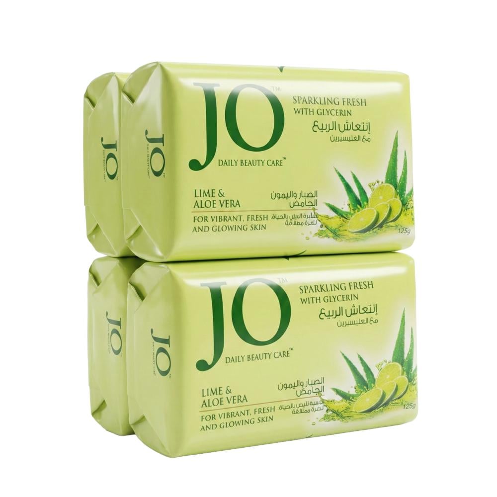 صابون الجمال انتعاش الصبار والليمون الحامض من جو – 4 حبات × 125 جرام