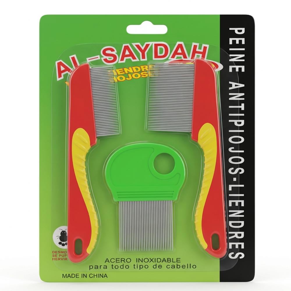 طقم فرشاة إزالة القمل بأسنان معدنية - YG-006