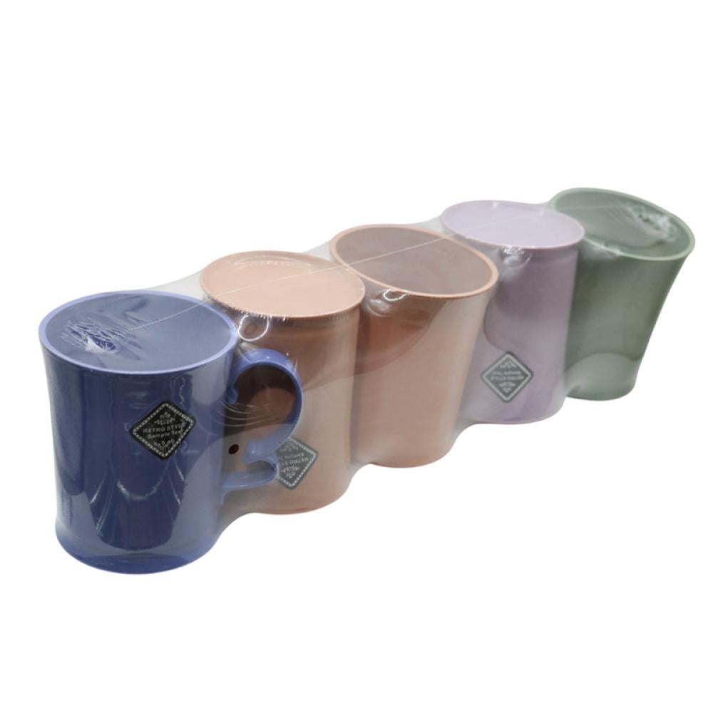 اكواب بلاستيك ملونه | 5حبه |AL-6015-49