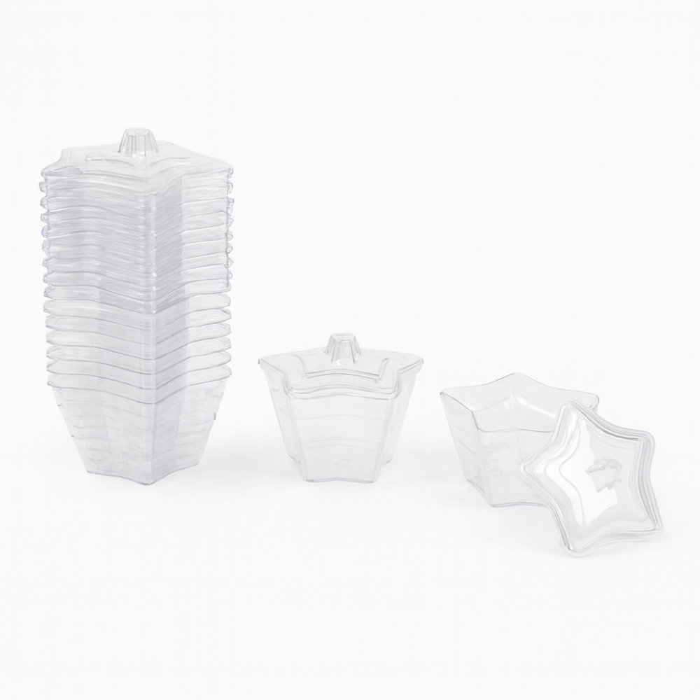 طقم صحون حلى بلاستيك – 1 طقم × 8 حبات - WS-5561-2