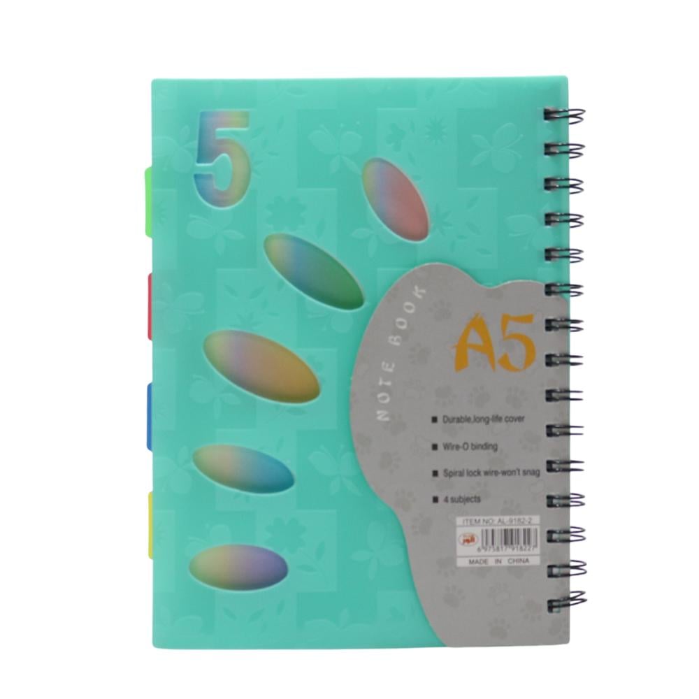 دفتر ملاحظات سلك A5 - ALOR