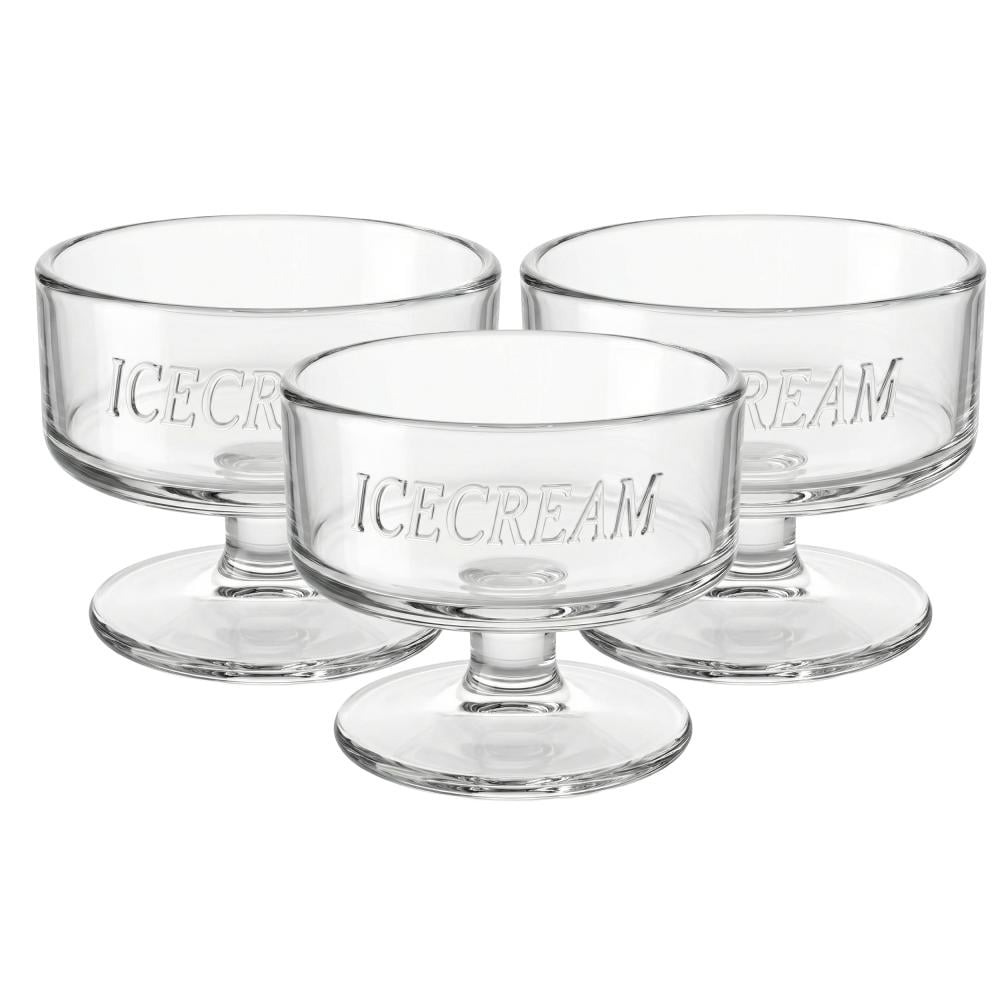 طقم كاسات حلى زجاج – 1 طقم × 3 حبات - AL-10972-7