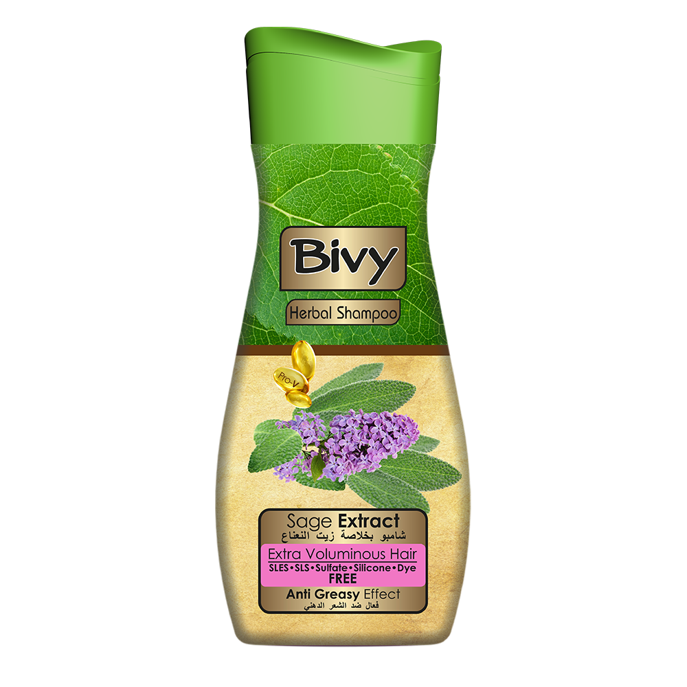 شامبو Bivy بخلاصة زيت النعناع  – فعال ضد الشعر الدهني - 600 مل