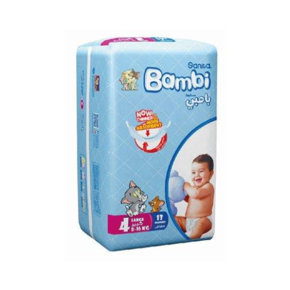 حفائض بامبي كبير رقم 4