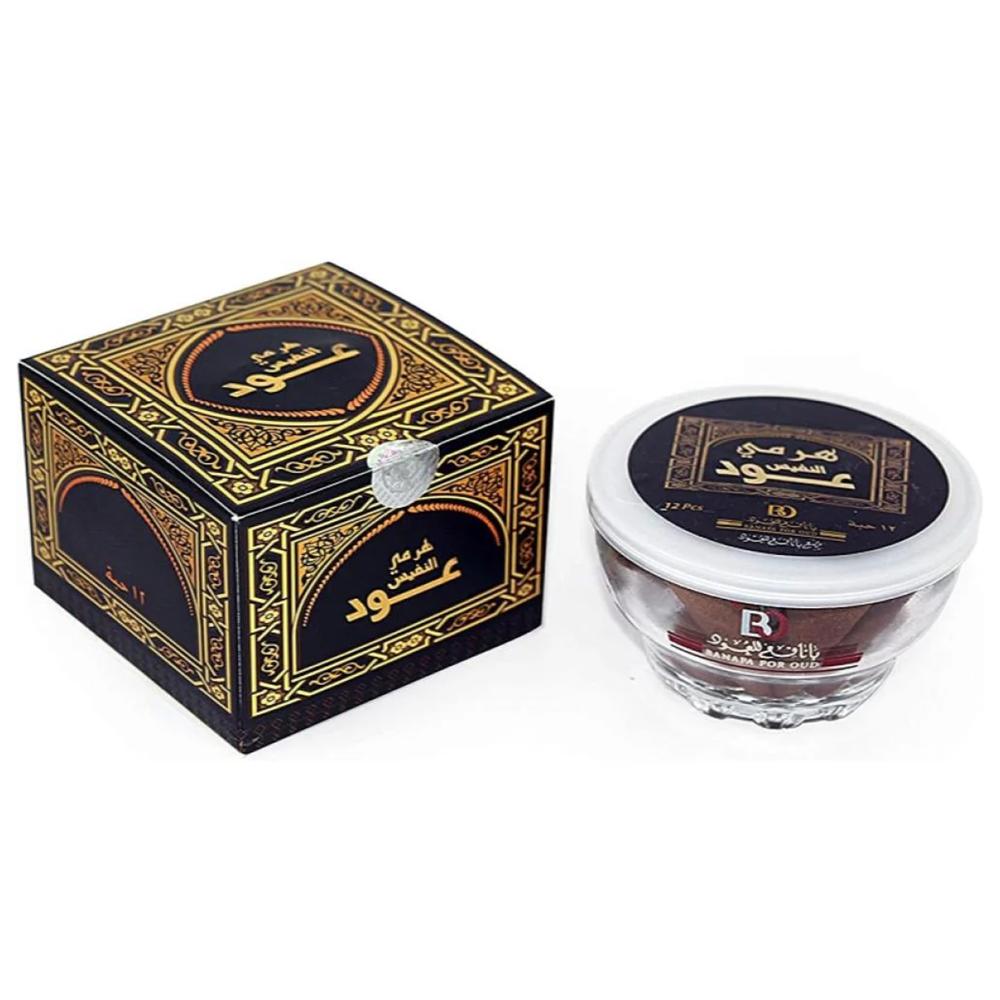 بخور عود هرمي النفيس من بانافع – 12 حبة