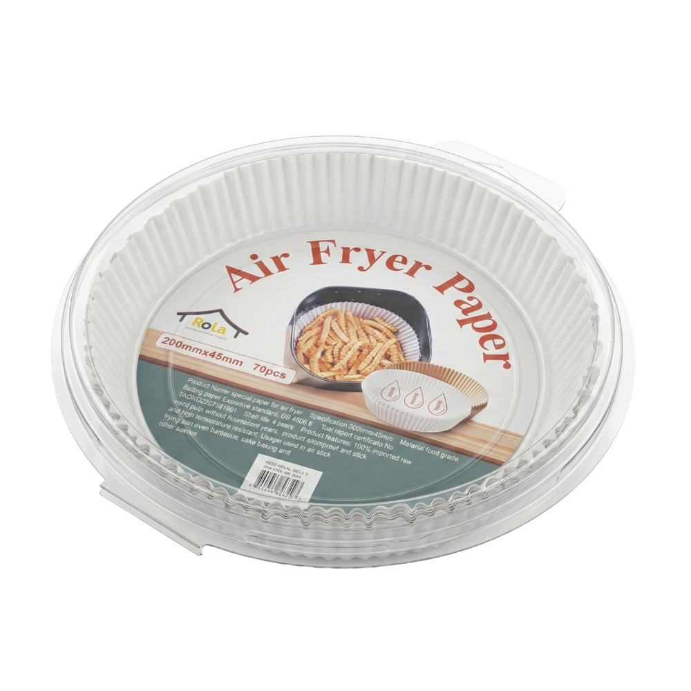 صحون قلاية هوائية ورق دائري – 70 حبة