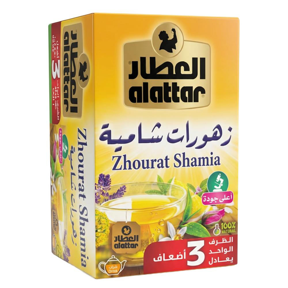 زهورات شامية من العطار – 12 ظرف