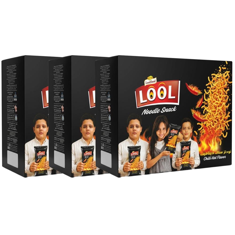 نودلز سناك ديناميت من لوول – 3 عبوات × 10 حبات