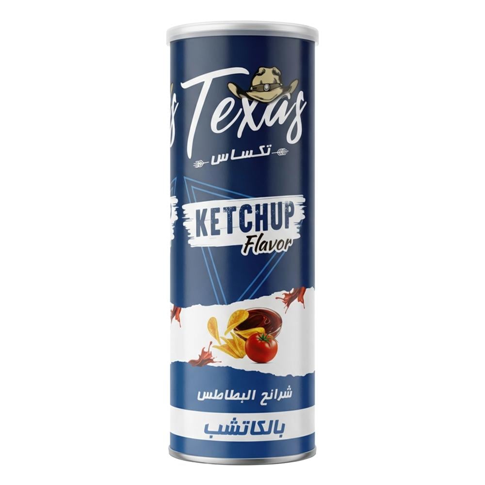 شرائح البطاطس بالكاتشب من تكساس – 160 جرام