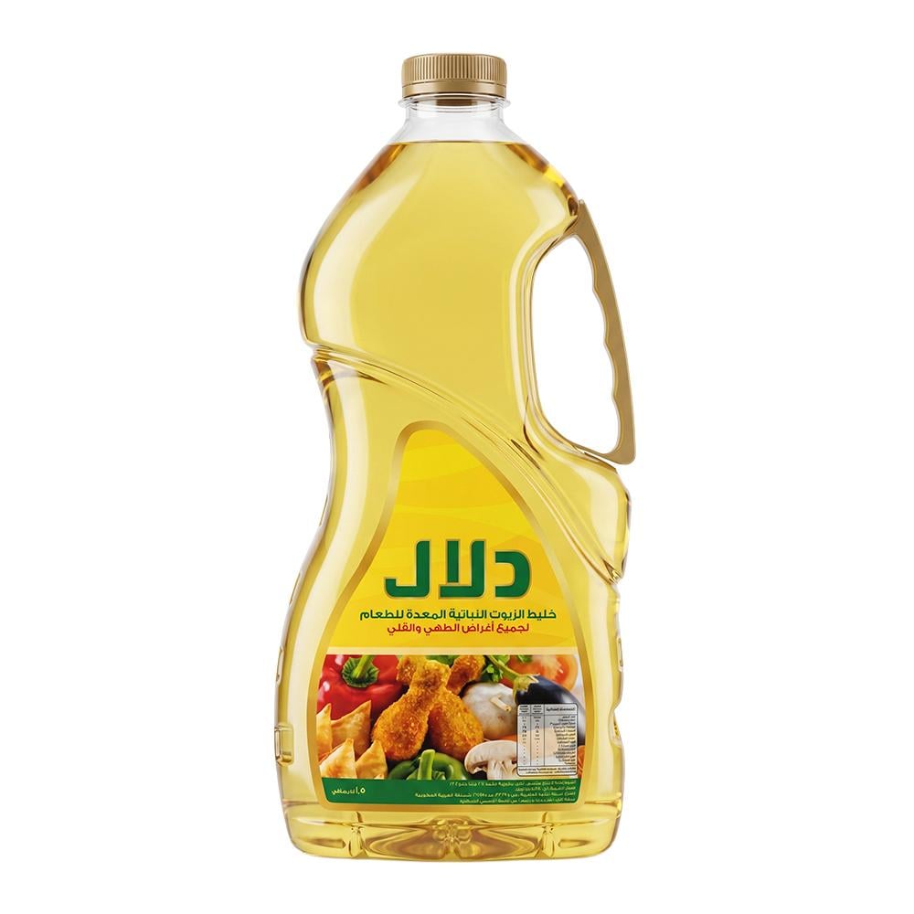 زيت نباتي من دلال – 1.5 لتر
