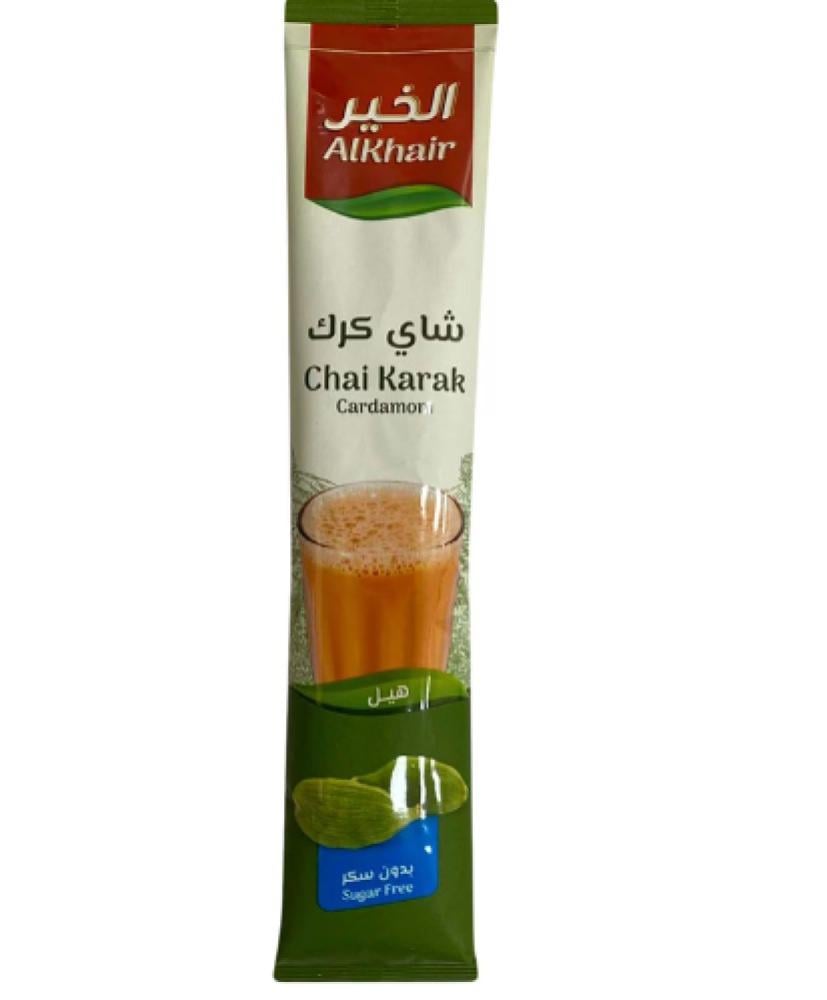 الخير شاي كرك بالهيل بدون سكر 3ظرف 15جرام