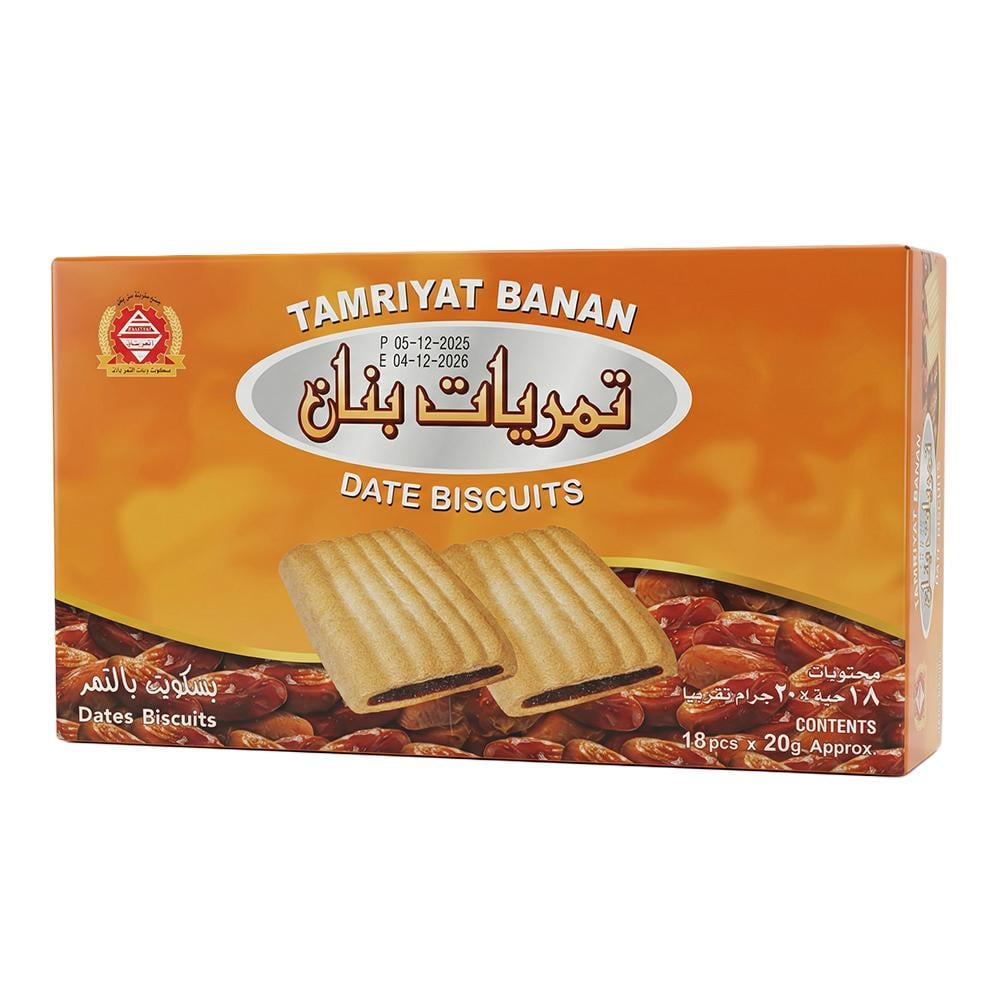 أحلى بنان بسكويت بالتمر – 1 كرتون × 18 حبة