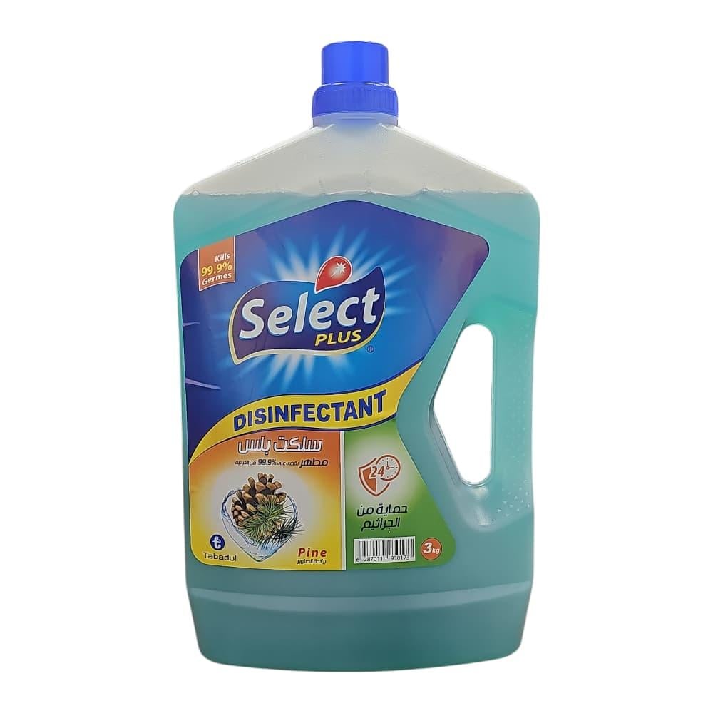 مطهر Select Plus برائحة الصنوبر – حماية تدوم 24 ساعة - 3 لتر