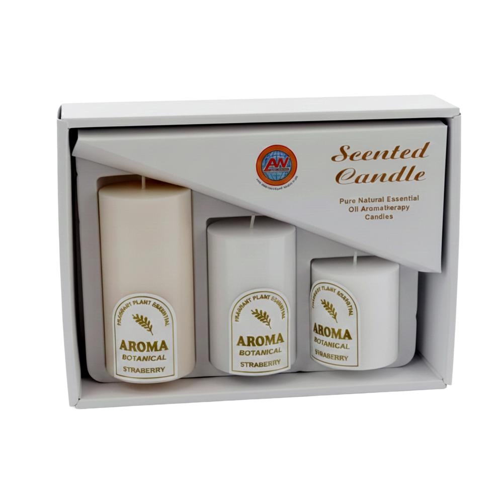 شموع معطرة من عالم الوسام – 1 كرتون × 3 حبات -AL-3825