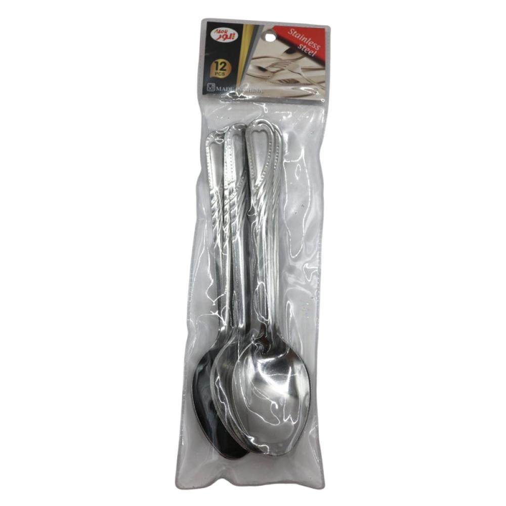 طقم ملاعق كبير| 12حبه | الوسام-AL-3060-16