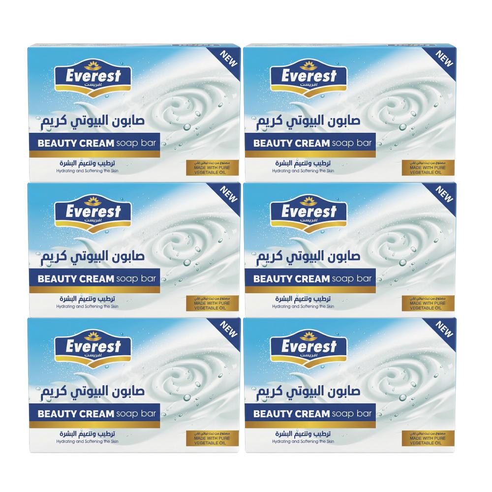 صابون بيوتي كريم من افريست – 6 حبات × 80 جرام