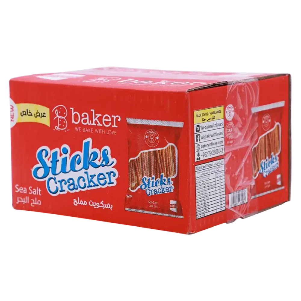 عيدان مالح بيكر 480 جرام