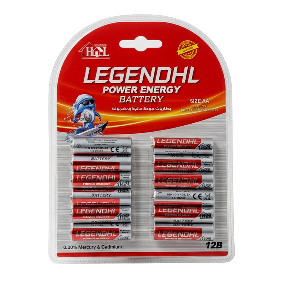 بطاريات قلم AA قلوية من ليجندهل باور إنرجي - 12 حبة – KH-10338