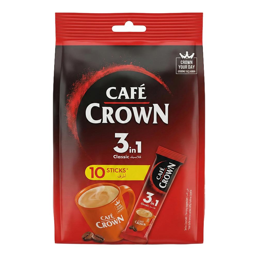كافيه كراون قهوة كلاسيك 1 في 3 – 1 كيس × 10 أظرف