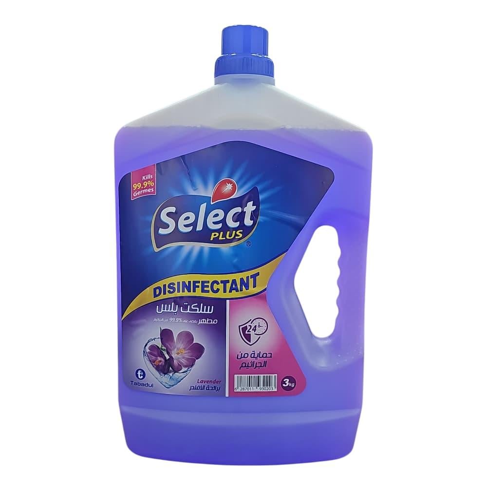 مطهر Select Plus برائحة الافندر – حماية تدوم 24 ساعة - 3 لتر