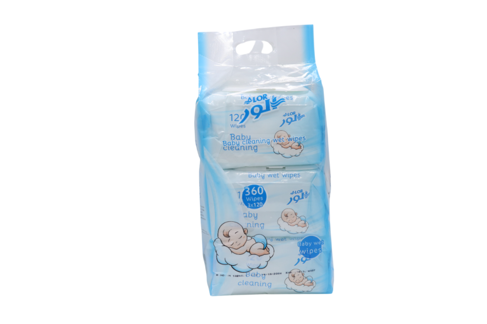 مناديل مبلله للاطفال 3x120 من الور WS-412