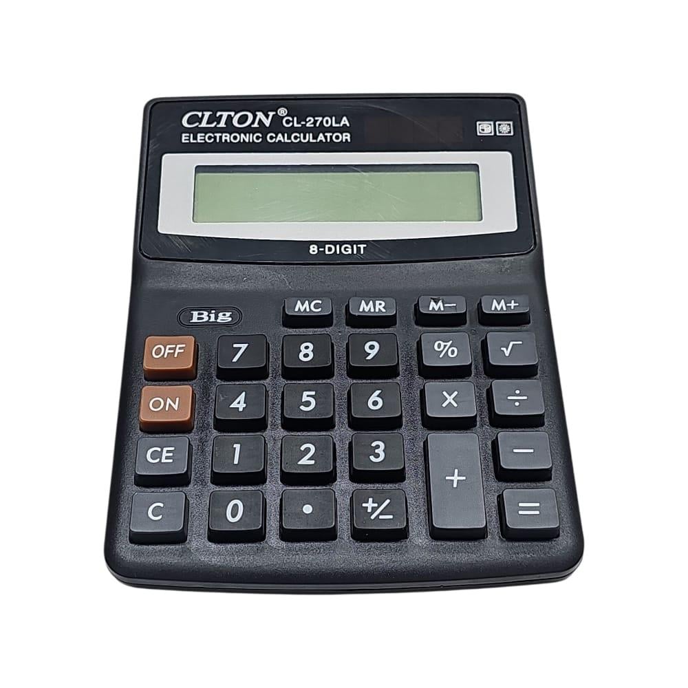 آلة حاسبة إلكترونية CLTON CL-270LA – شاشة كبيرة